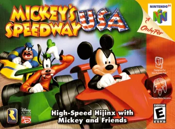 Mickey's Speedway USA (USA) box cover front